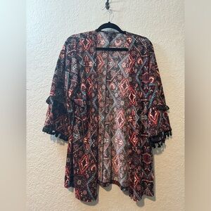 Forever 21 Aztec Pattern Cardigan, Size Small